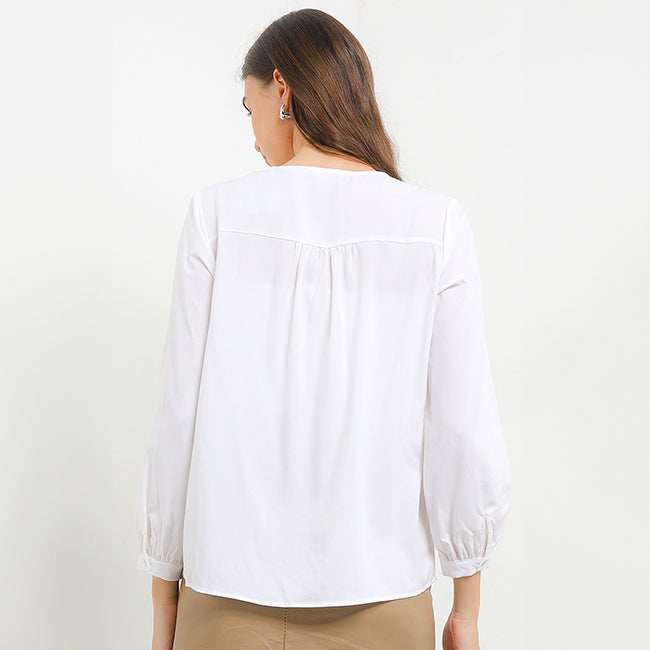Blouse Lovita In White