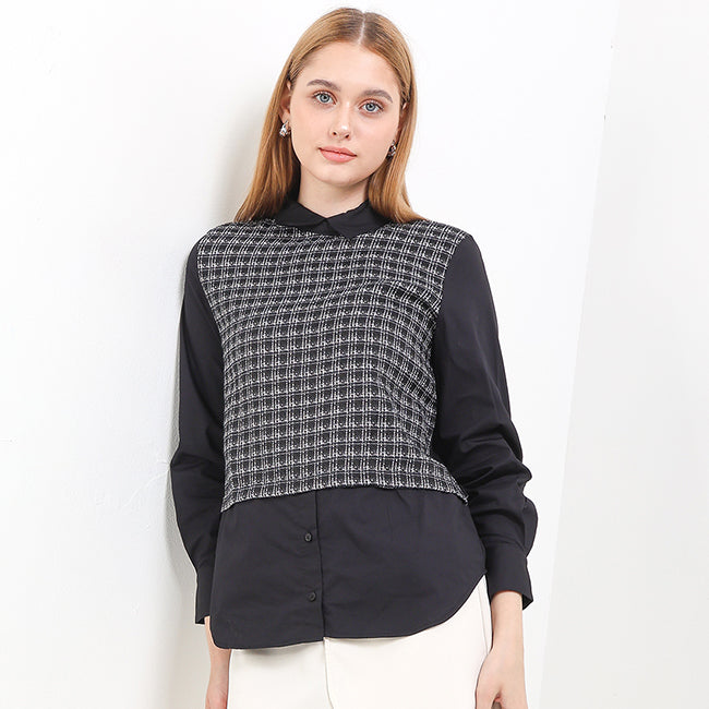 Shirt 955 Twidy Lss In Black
