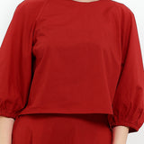 Blouse Cny Alegra Ss  In Red