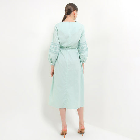 Hush Puppies Pakaian Wanita Dress Kk Anka Ldr In Sage
