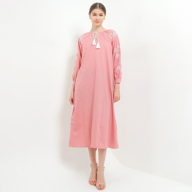 Hush Puppies Pakaian Wanita Dress Kk Tamah In Pink