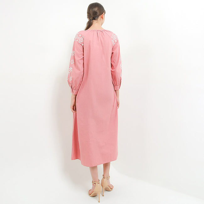 Hush Puppies Pakaian Wanita Dress Kk Tamah In Pink