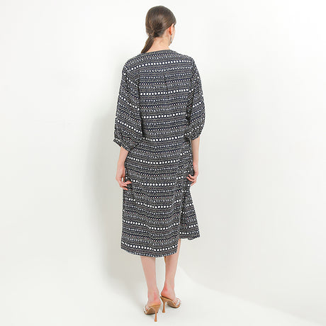 Hush Puppies Pakaian Wanita Dress Kk Shakirat 2 In Navy