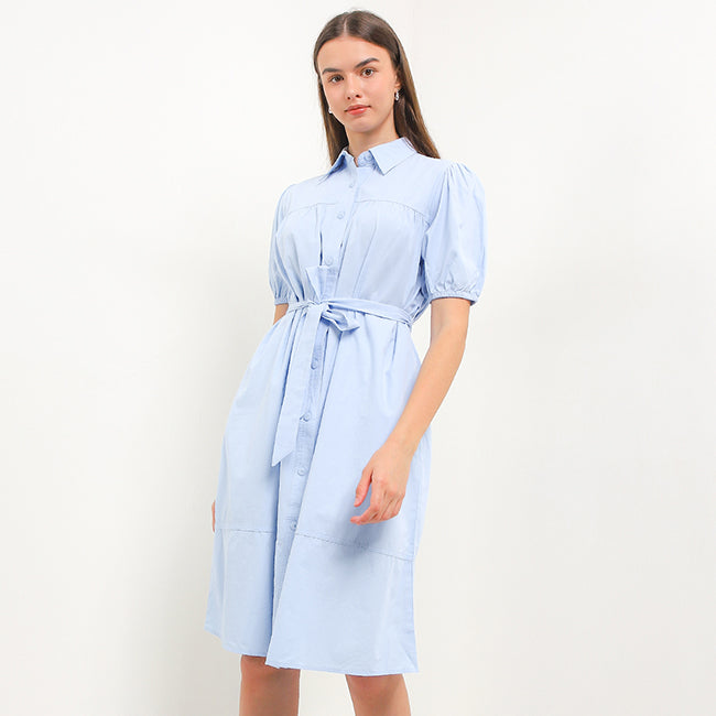 Dress Bestari In Light Blue