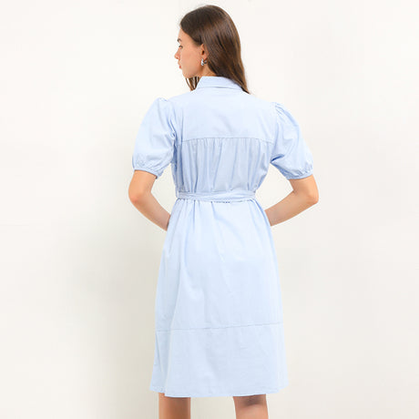 Dress Bestari In Light Blue