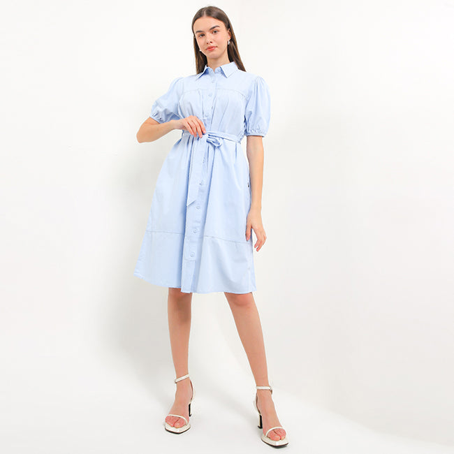 Dress Bestari In Light Blue
