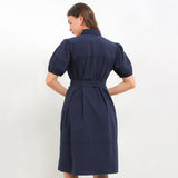 Dress Bestari In Navy