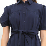 Dress Bestari In Navy