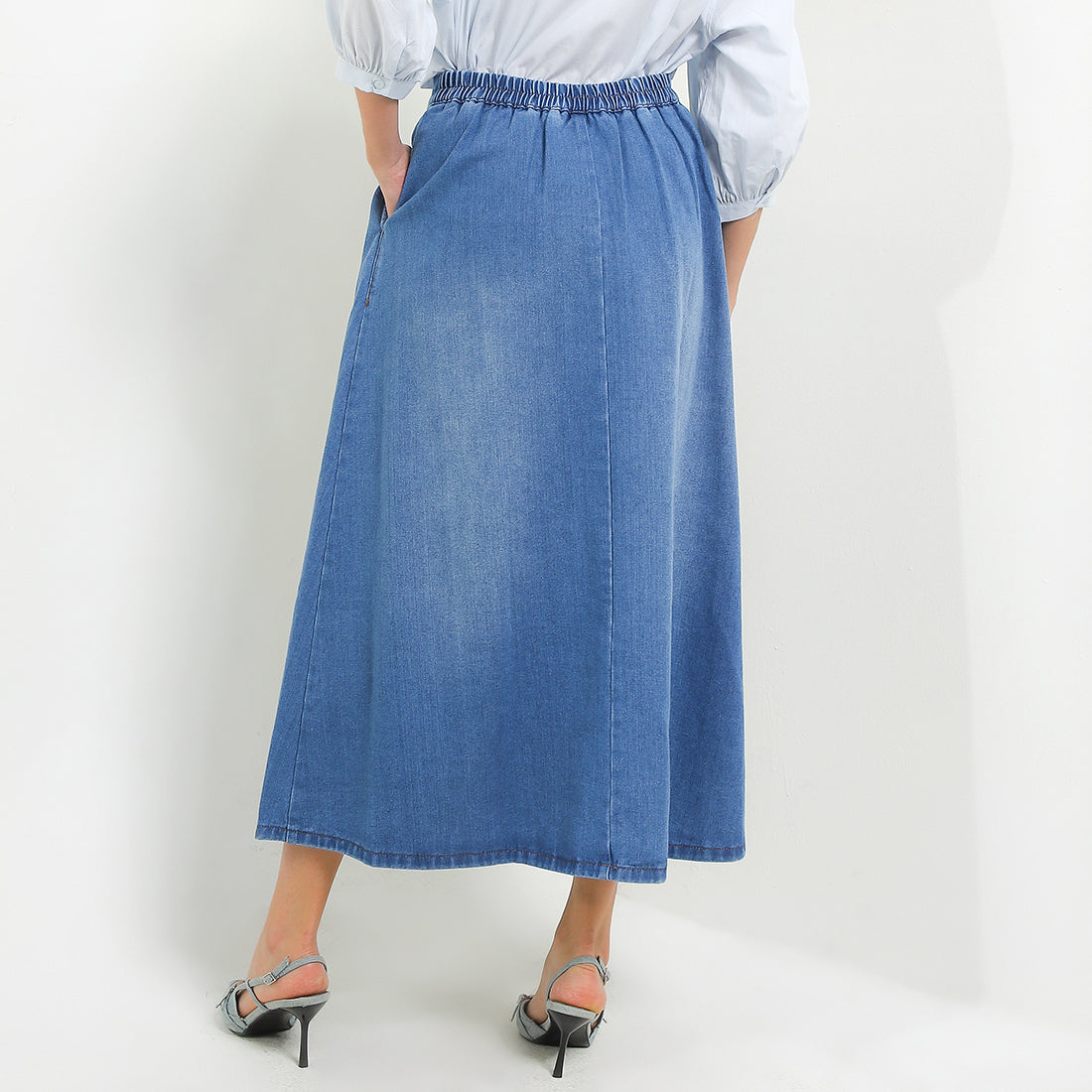 Skirt Emalika In Medium Blue