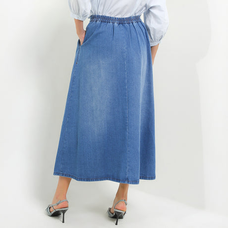 Skirt Emalika In Medium Blue