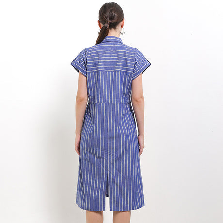 Shirt Dress Larisha In Medium Blue