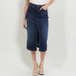 Skirt Louby In Dark Blue