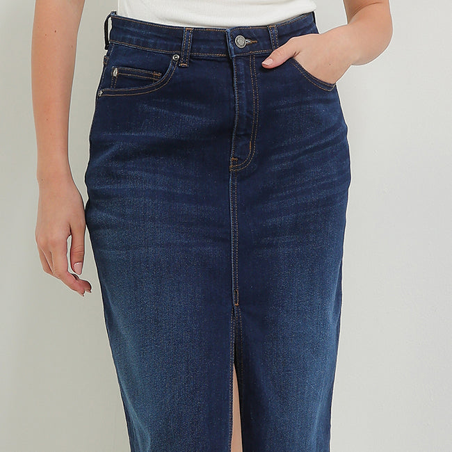 Skirt Louby In Dark Blue