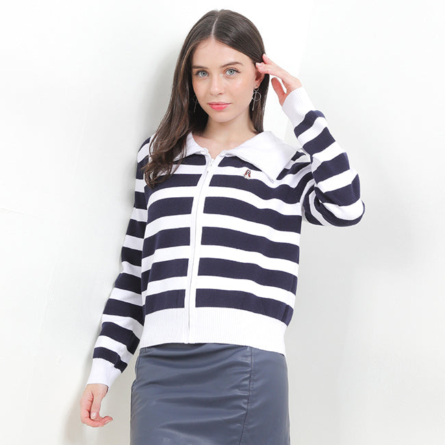 Shirley Stripe In White