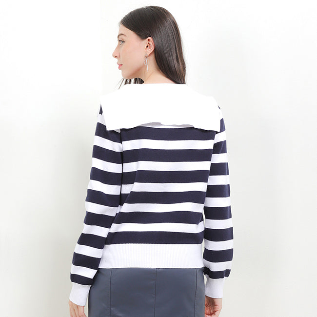 Shirley Stripe In White