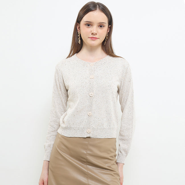 Cardigan Via In Beige
