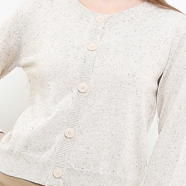 Cardigan Via In Beige