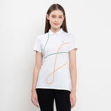 Ares L Polo In White