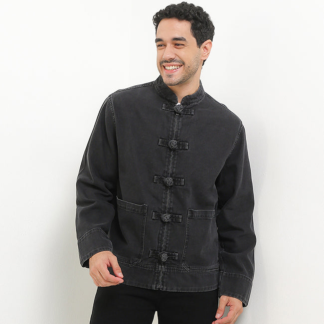 Jacket In Cny Wang In Dark Grey