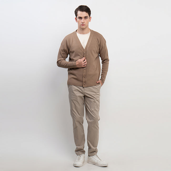 Cardigan 955 Robbins In Khaki