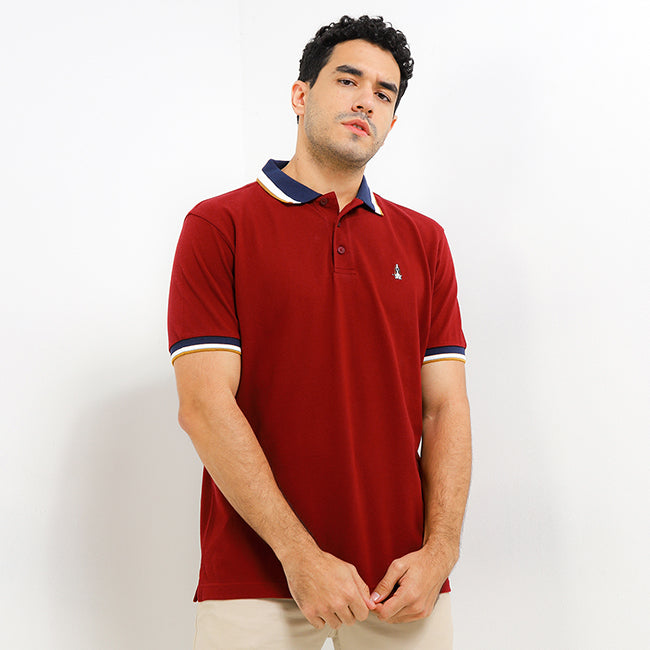 Polo Chapin In Maroon