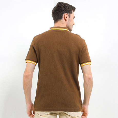 Hush Puppies Pakaian Pria Polo Maeso In Brown