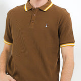 Hush Puppies Pakaian Pria Polo Maeso In Brown