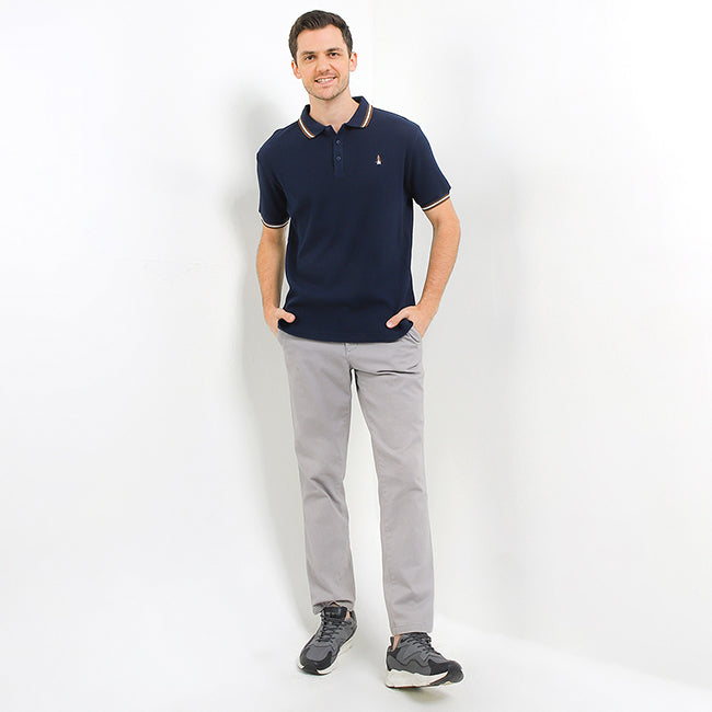 Hush Puppies Pakaian Pria Polo Maeso In Navy