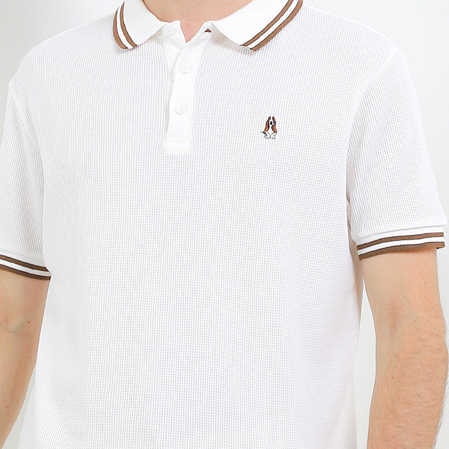 Hush Puppies Pakaian Pria Polo Maeso In Off White