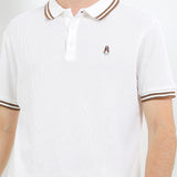 Hush Puppies Pakaian Pria Polo Maeso In Off White