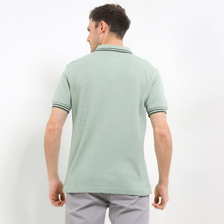 Hush Puppies Pakaian Pria Polo Maeso In Sage