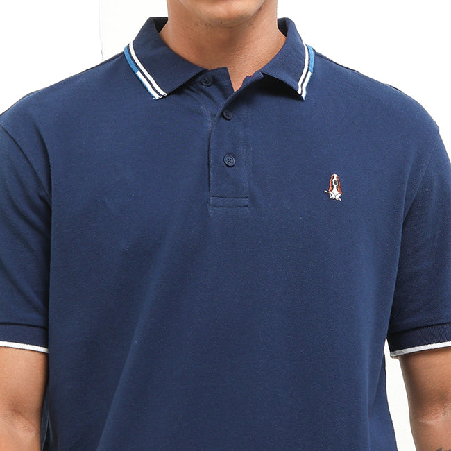 Polo Larus In Navy – Hush Puppies Indonesia
