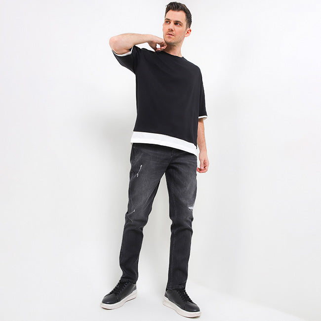 T Shirt Solitz In Black
