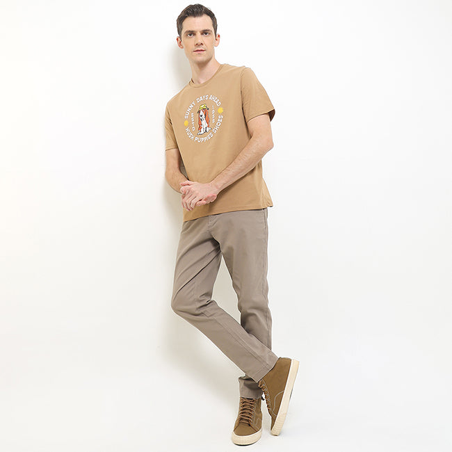 T-Shirt Jukebox In Khaki