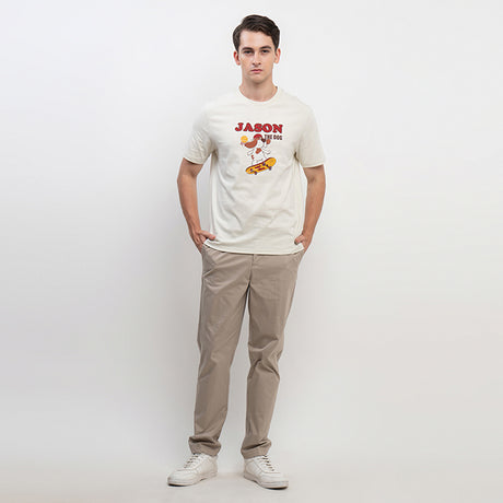 T-Shirt Sket In Beige