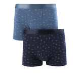 Hush Puppies Pakaian Pria Ctnsp2 Pr Boxer In Navy / Blue