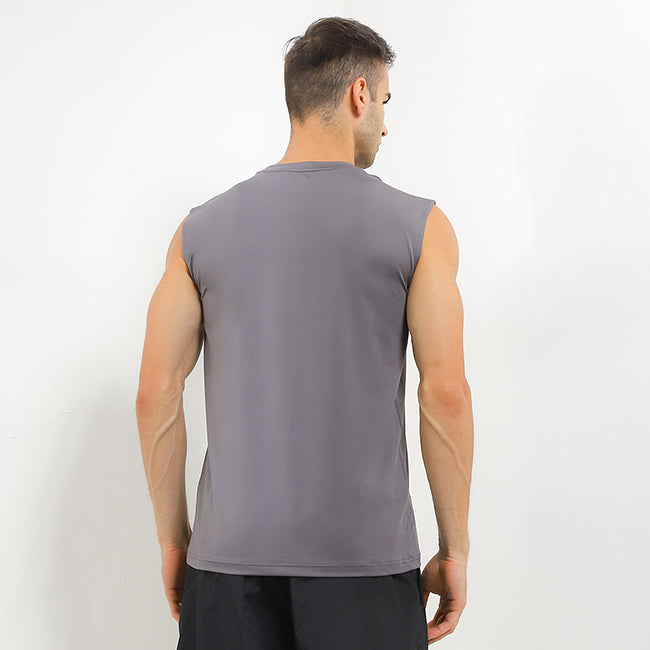 Muscle Tee Qd In Grey