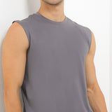 Muscle Tee Qd In Grey
