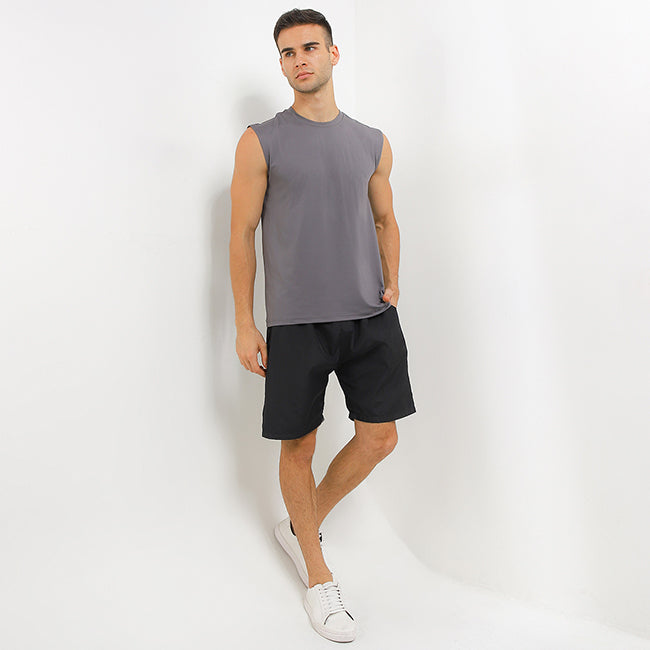 Muscle Tee Qd In Grey