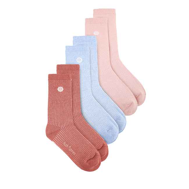 Trav L Creq Socks In Bl/Wh/Pk