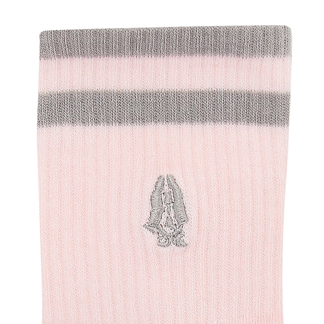 Socks Lexi L Qua Sock In Gray/Pink/Black