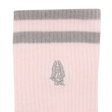 Socks Lexi L Qua Sock In Gray/Pink/Black