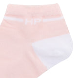 Socks Ella L Ankle Sock In White/Gray/Pink