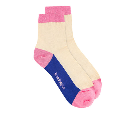 Socks Flynn L Qua Sock In Blue/Dusty Pink