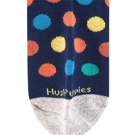 Mens Crew Socks In Navy / Grey / Yellow Solid