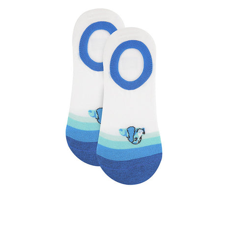 Jim M Inv Socks In Gy/Wh/Bl
