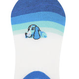 Jim M Inv Socks In Gy/Wh/Bl