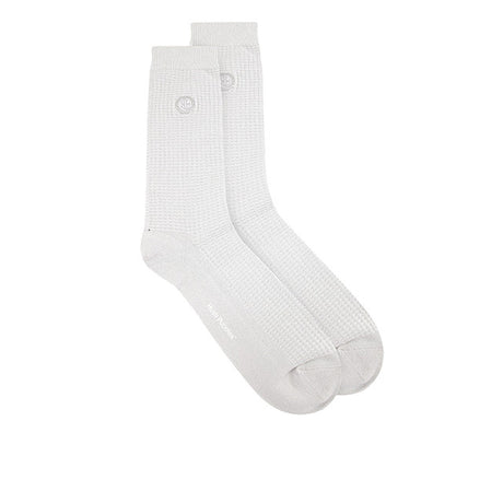 Waff M Crew Socks In Bl/Wh