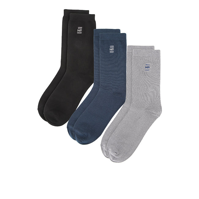 Socks Ford M Crew Sock In Gy/Bk/Nv