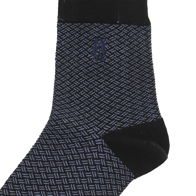 Gale M Qua Socks In Bk/Gy/Bk